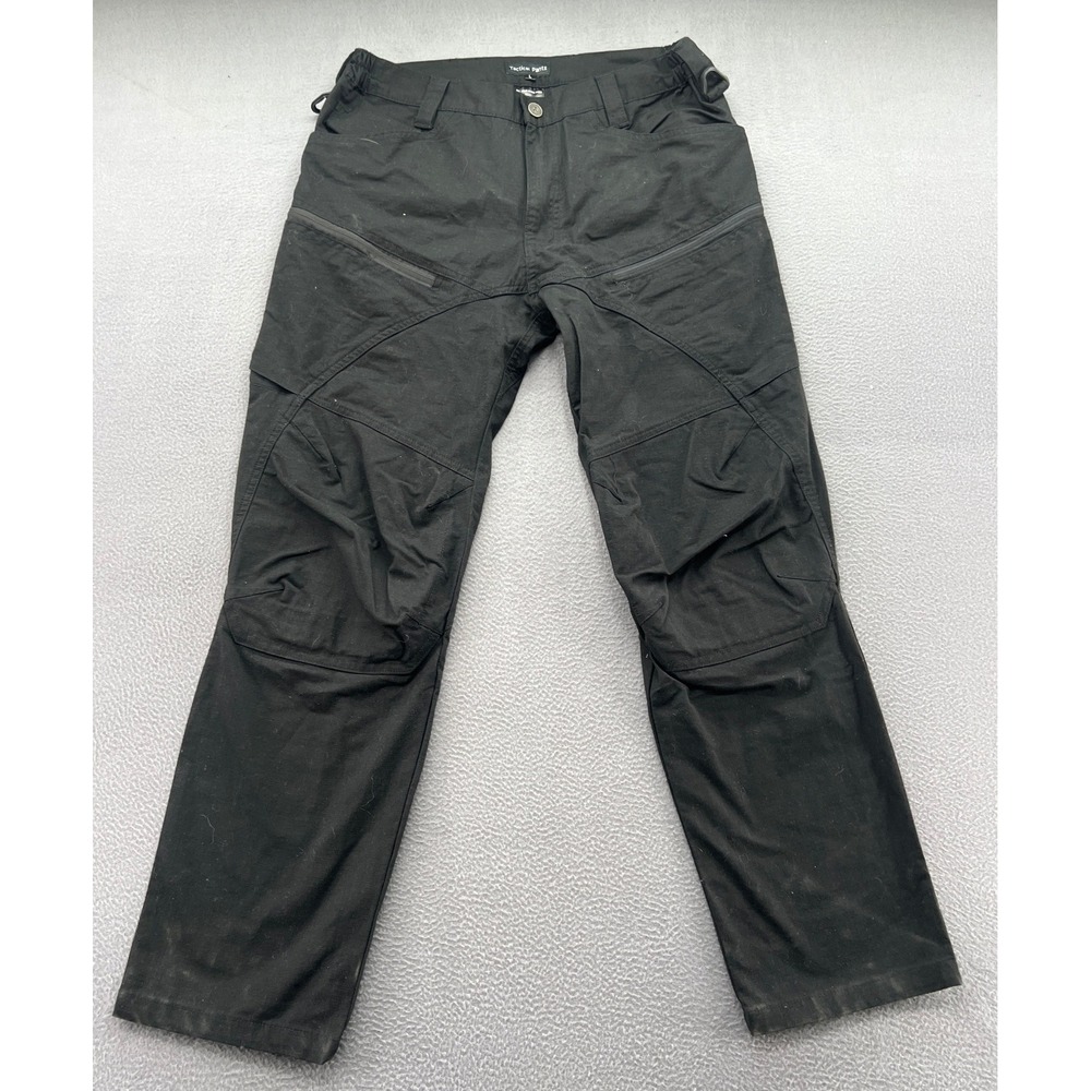 Archon Special Series Tactical Pants Mens Large Black Ripstop Cargo Work Trouser